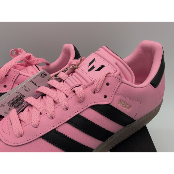Adidas Samba Messi JP7844 Light Pink Black Men's 11 New With Box & Tags - Picture 2 of 16